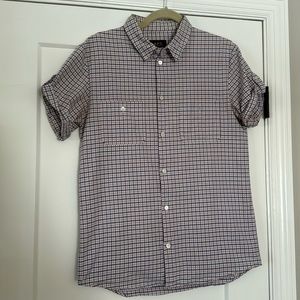 A.P.C. - Casual Short Sleeve Button Down Shirt - Size Medium - 100% Cotton